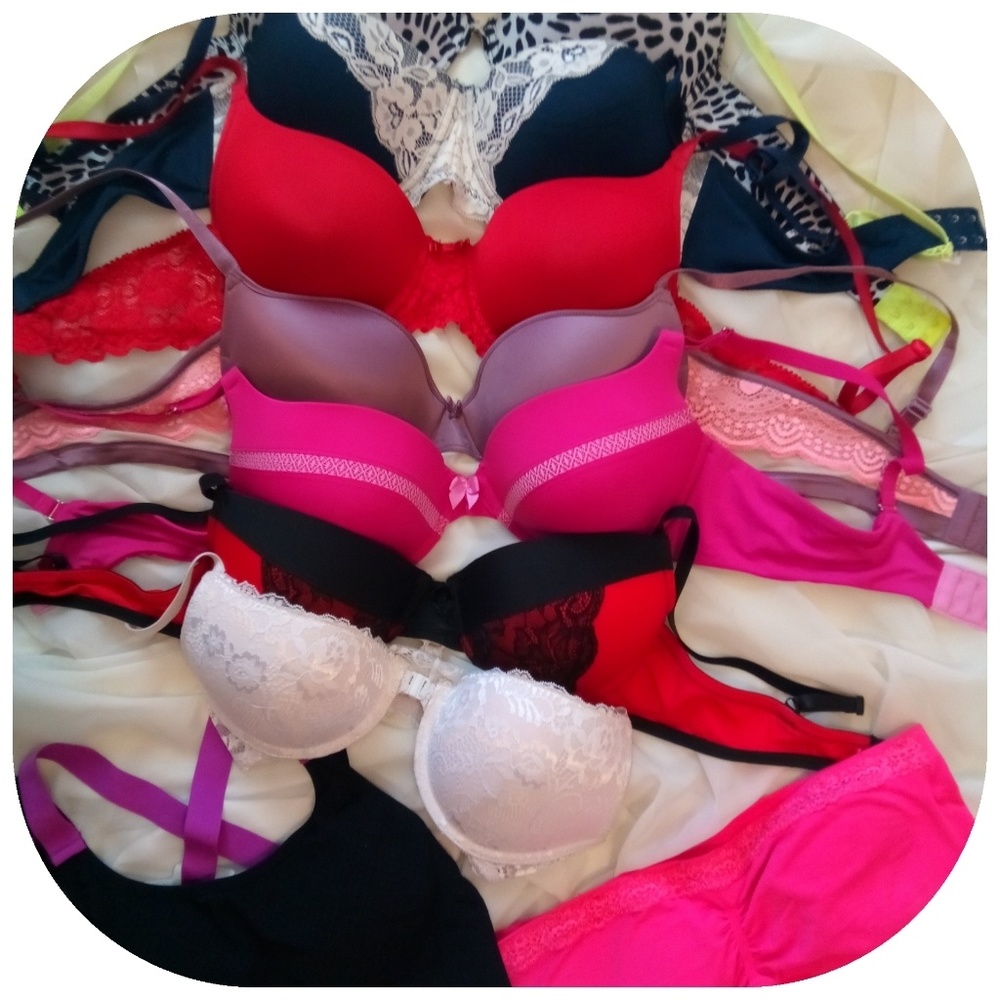 9 Pieces Bras/Sports Bra/Bandeau 38C